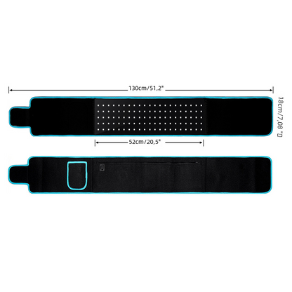 Long Wave Red Light Therapy Heating Waist Belt